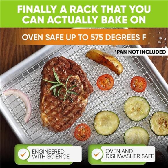 Spring Chef 10 x 15 Inch Stainless Steel Cooling Rack for Cooking & Baking - - Picture 5 of 6